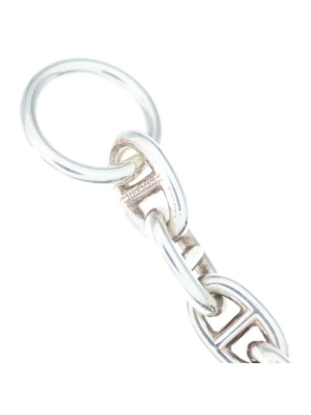 Hermes Chaine D'ancre MM Chain Bracelet Silver